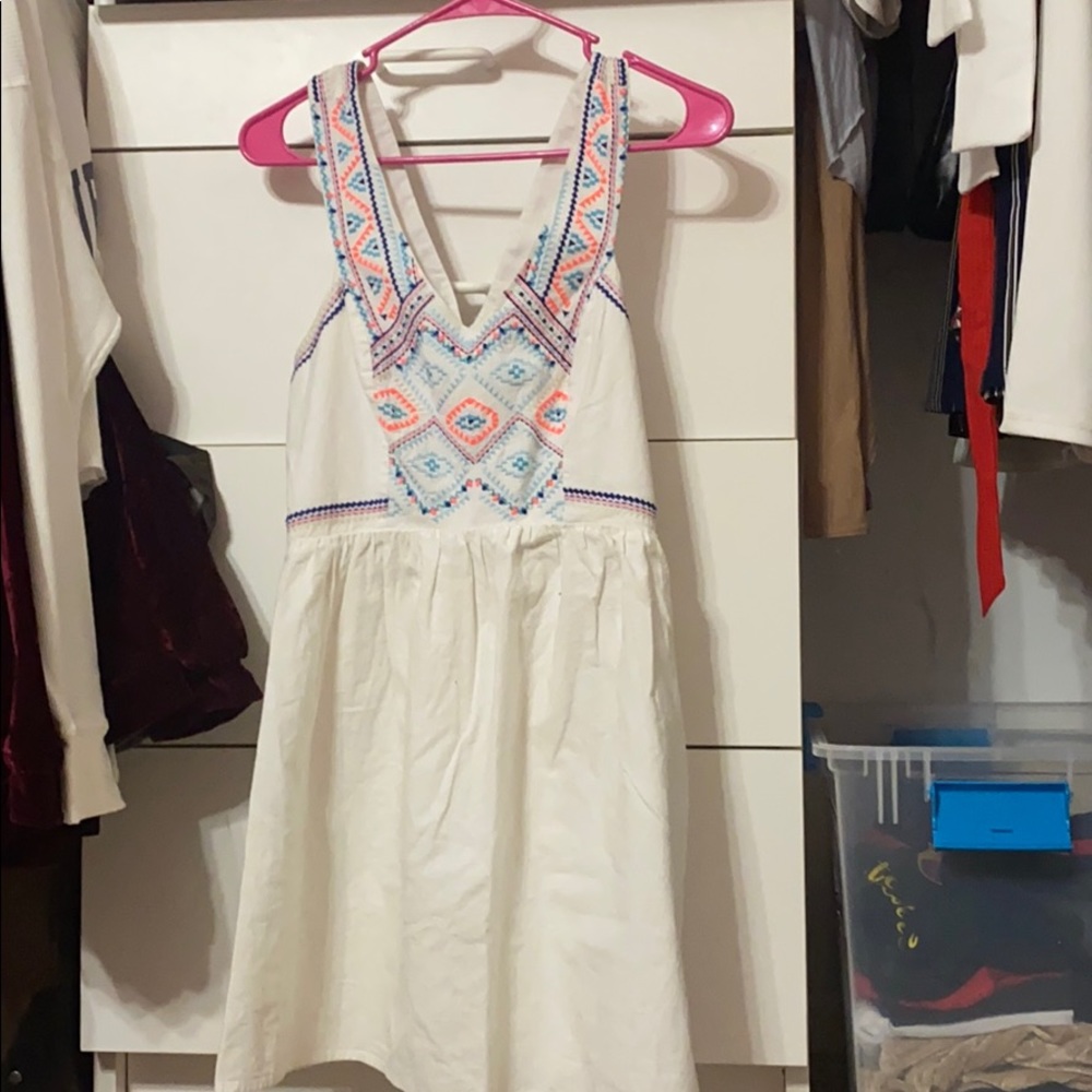 White mini American eagle dress
